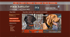 Desktop Screenshot of mackenziebelts.com